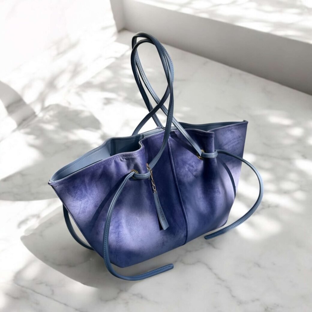 Velvet Blue Sky Bag - Image 5